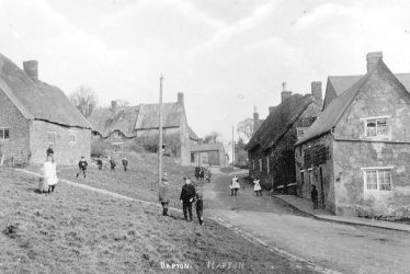 Napton on the Hill.  Crown Green and Hackwell Street