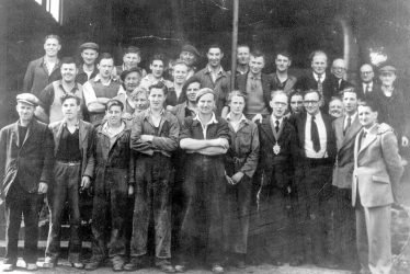 Napton on the Hill.  Workers from the brickyards