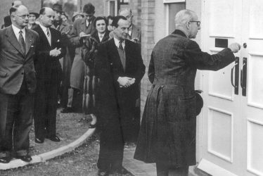 Napton on the Hill.  Official Opening of the Victory Club
