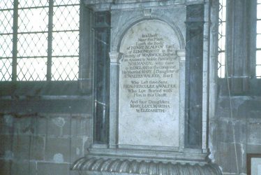 Warwick.  Monument to Henry Beaufoy and his wife