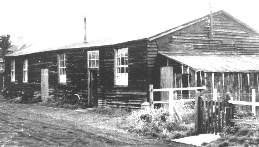 Napton Social Club before rebuilding.  1956 |  IMAGE LOCATION: (Warwickshire County Record Office)