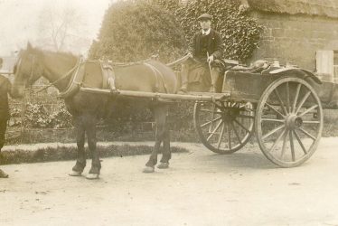 Northend.  Horse and cart