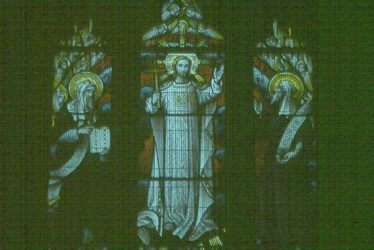Norton Lindsey.  Church window
