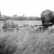 Warwick.  Old Kennels Farm, haymaking
