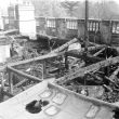 Stoneleigh.  Stoneleigh Abbey, fire damage