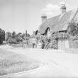 Offchurch.  Thatched cottages