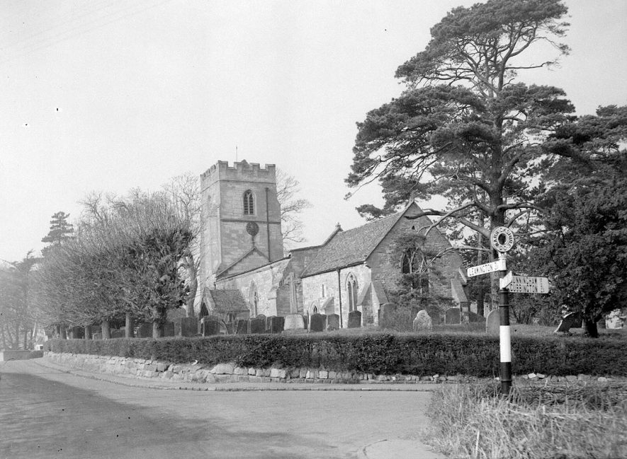 Church of St Gregory, Offchurch.  1958 |  IMAGE LOCATION: (Warwickshire County Record Office)