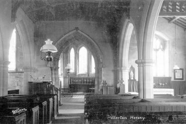 Pillerton Hersey.  Church interior