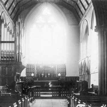 Priors Hardwick.  Church interior