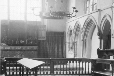 Priors Hardwick.  Church interior