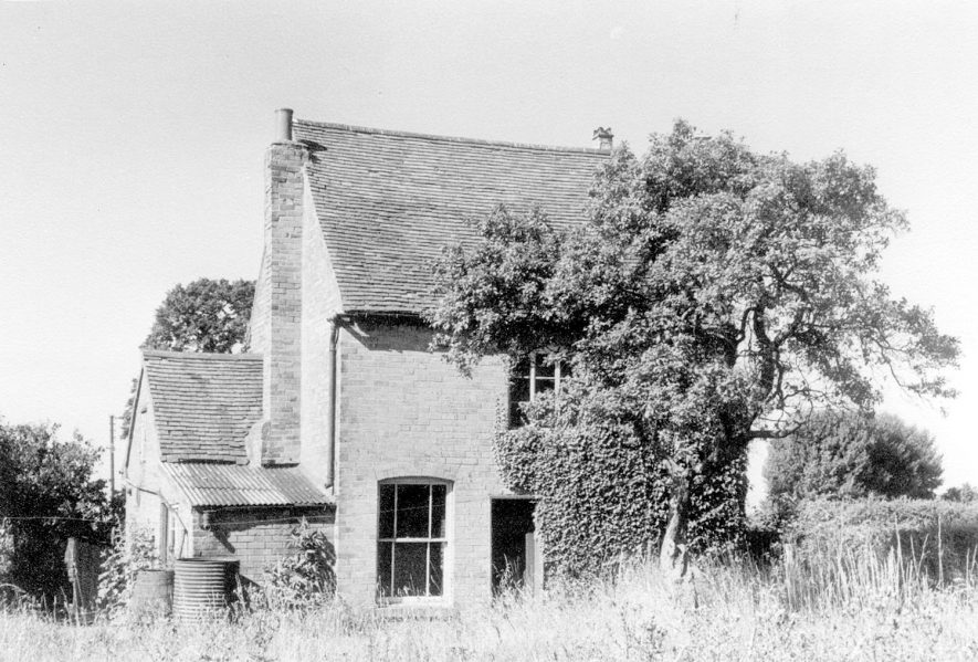 Small cottage clad in ivy and known as Ivy Cottage, Preston Fields, Preston Bagot.  1964 |  IMAGE LOCATION: (Warwickshire County Record Office)