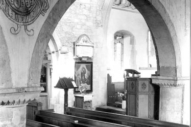 Quinton, Lower.  Church interior