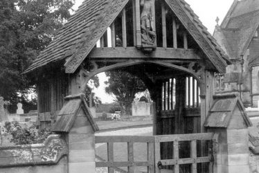 Sherbourne.  Lych Gate at All Saint's church