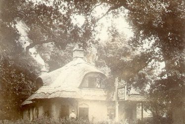 Sherbourne.  Thatched tea house