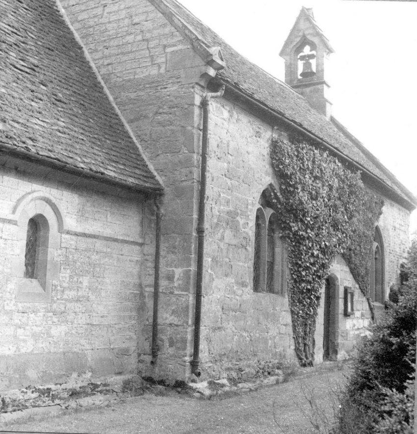 Exterior of St Leonard's church, Spernall.  1967 |  IMAGE LOCATION: (Warwickshire County Record Office)