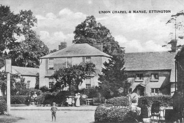 Ettington.  Union Chapel and Manse