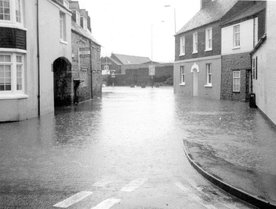 Flooding in Shipston on Stour.  1998 |  IMAGE LOCATION: (Warwickshire County Record Office)