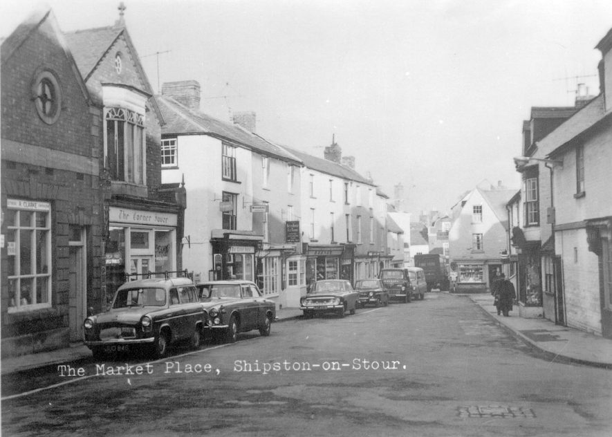The Market Place, Shipston on Stour.  1960s |  IMAGE LOCATION: (Warwickshire County Record Office)