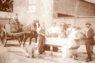 Shipston on Stour.  Horsefair horse trough
