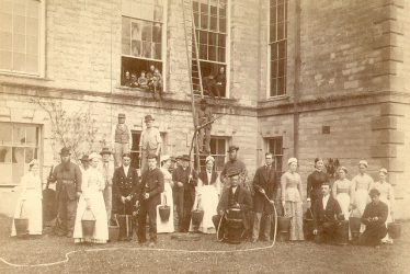 Ragley Hall.  Servants Fire Brigade