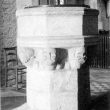 Snitterfield.  Parish church, the font