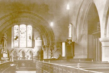 Stoneleigh.  Church, interior