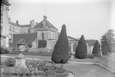 Stoneleigh.  Stoneleigh Abbey, gardens and rear