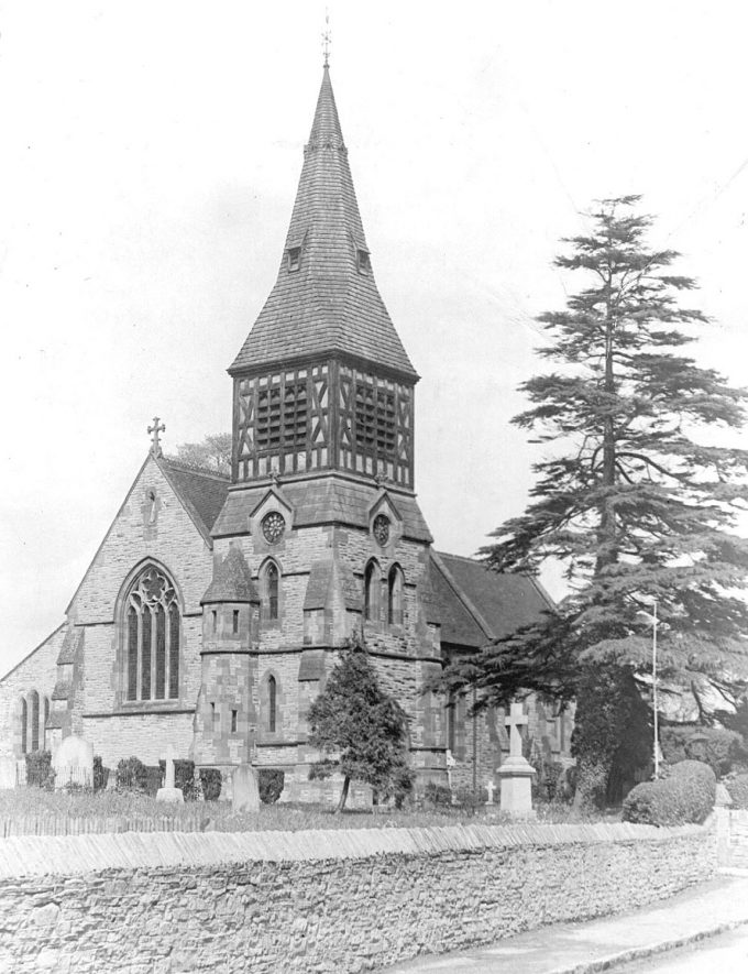 St Andrews church, Temple Grafton, from the south west.  1900s |  IMAGE LOCATION: (Warwickshire County Record Office)
