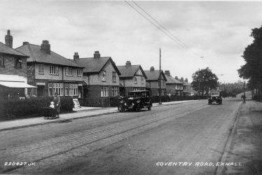 Exhall, nr Coventry.  Coventry Road