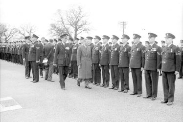 Ryton on Dunsmore.  King George VI Visit to Police HQ