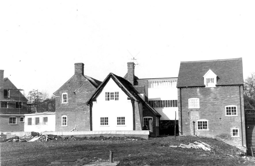 Tan Mill, Tanworth in Arden, nearing completion after building and restoration work.  February 22nd 1960 |  IMAGE LOCATION: (Warwickshire County Record Office)