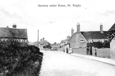 Stretton under Fosse.  Village street