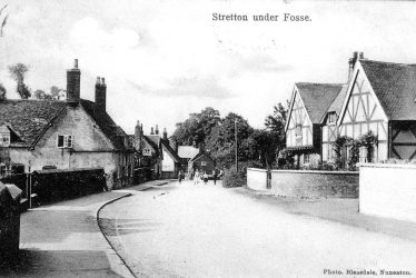 Stretton under Fosse.  Village street