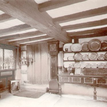 Shottery.  Anne Hathaway's Cottage, the parlour