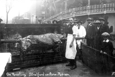 Stratford upon Avon.  Ox roast