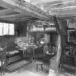 Shottery.  Interior view of  Ann Hathaway's Cottage