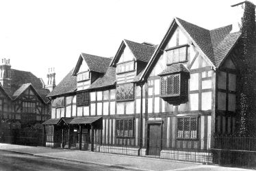 Stratford upon Avon.  Shakespeare's Birthplace