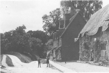 Farnborough.  Village street