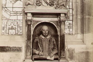 Stratford upon Avon.  Holy Trinity Church, Shakespeare Monument
