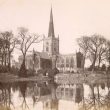 Stratford upon Avon. Holy Trinity Church from the river