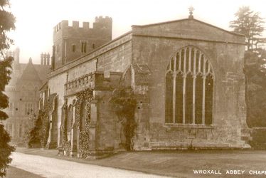 Wroxall.  Abbey, church
