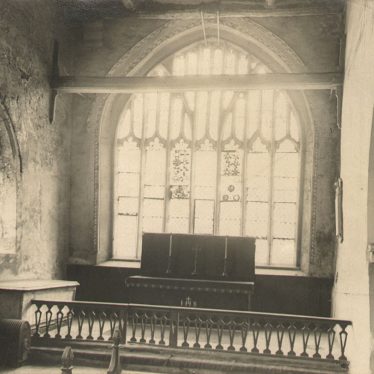 Wootton Wawen.  Parish Church interior