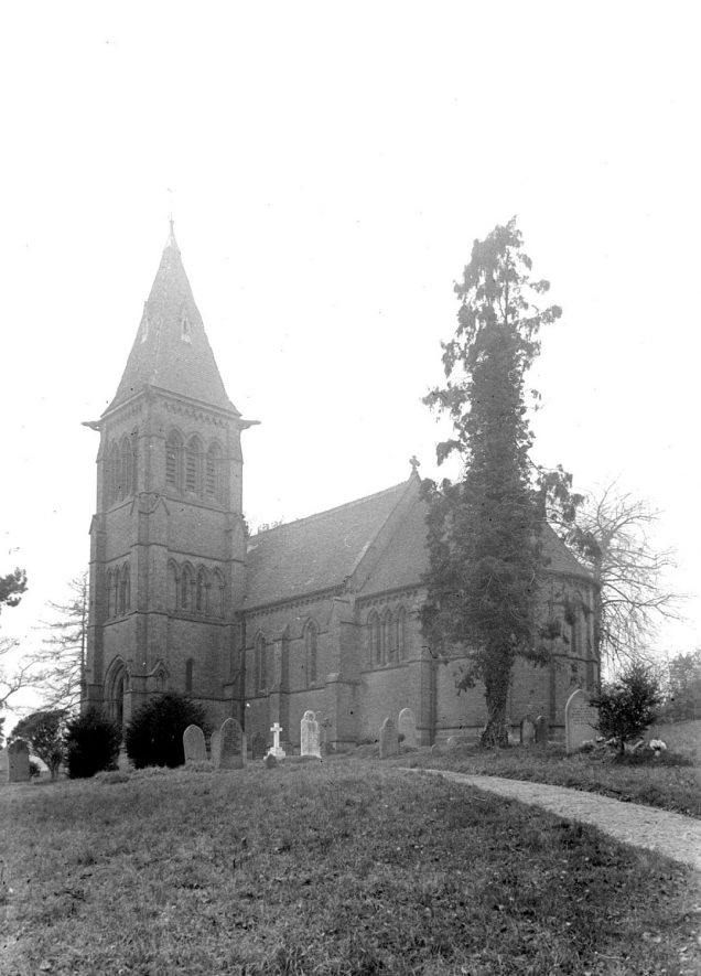 St Peter & Paul church, Winderton.  1930s. |  IMAGE LOCATION: (Warwickshire County Record Office)