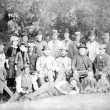 Warwick.  Robert Greenfield with his children & workers
