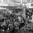 Warwick.  Market Place, Mop fair