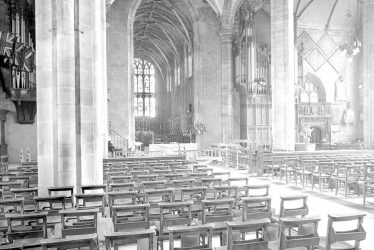 Warwick.  St Mary's Church, interior