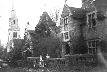 Warwick.  All Saints Church and vicarage, Emscote
