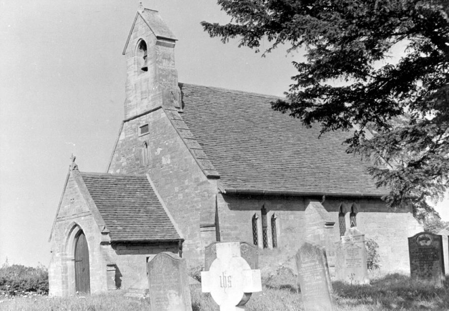 Old Church, Ullenhall.  1920s |  IMAGE LOCATION: (Warwickshire County Record Office)