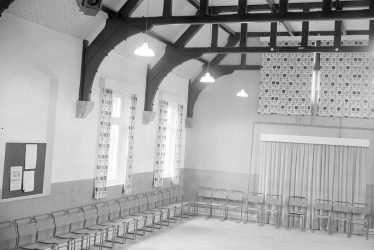 Wolston.  Village hall interior