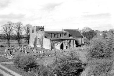 Wolfhampcote.  Church and graveyard